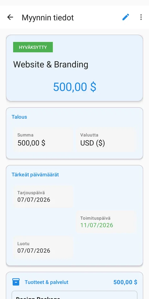 MAKSUERÄT, MAKSUT JA SAATAVAT