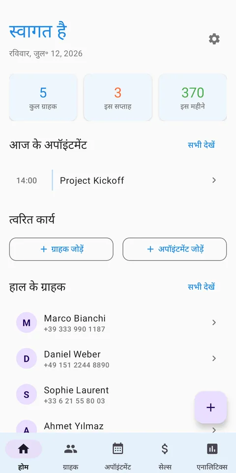 CRM ग्राहक और बिक्री