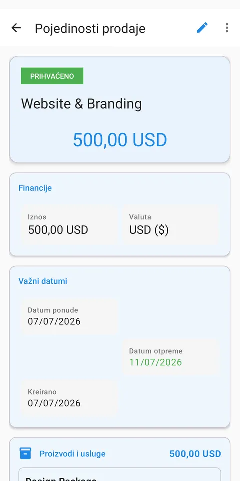 RATE, UPLATE I DUGOVANJA